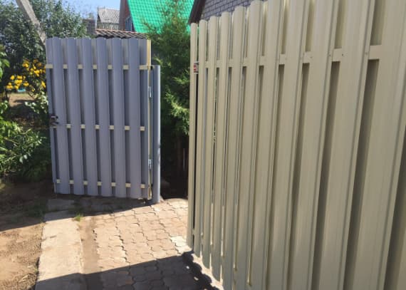 Фото 4 забора из штакетника, Северо-Казахстанская область, город Тайынша (Красноармейск)