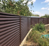 Фото 1 забора из штакетника, Северо-Казахстанская область, город Сергеевка